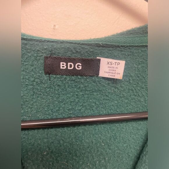 Urban Outfitters BDG Green Hooded Sleeveless Sweatshirt Dress SZ XS - Picture 4 of 7